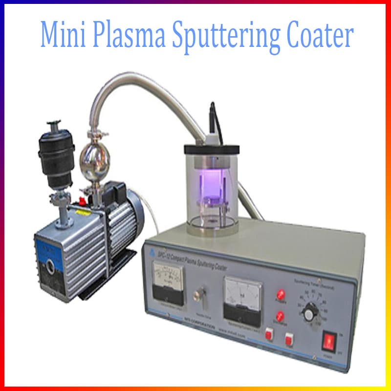 Mini Plasma Sputtering Coater with Vacuum Pump TCH_GSL_1100X_SPC12_LD